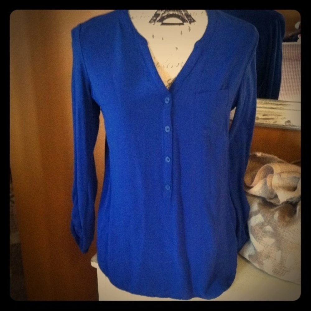 MERONA Royal Blue Blouse XS